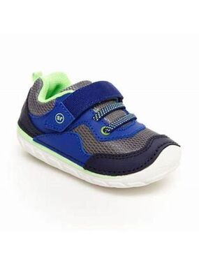 Size 3 Wide Baby Stride Rite Sm Rhett Walking Shoes